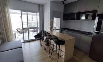 Imagem 2: Apartamento de 62m² com 1 dormitório mobiliado e com eletrodomésticos para alugar próximo