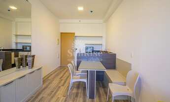 Imagem 5: Apartamento semi-mobiliado para alugar em Alphaville com 1 quartos e 1 vagas 45 m² por R