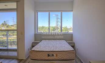 Imagem 3: Apartamento semi-mobiliado para alugar em Alphaville com 1 quartos e 1 vagas 45 m² por R