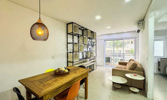 Imagem 4: Apartamento mobiliado para alugar com 1 suíte e 1 vaga 49m² - R$5.172,00 pacote Alphaville