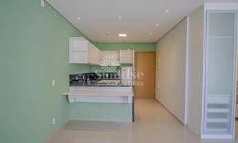 Imagem 2: Apartamento semi-mobiliado para alugar em Alphaville com 1 quartos e 1 vagas 45 m² por R