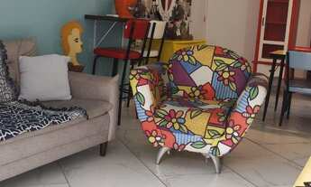 Imagem 2: O2 Dormitórios c Vista Lateral MAR-José Menino-Santos-SP