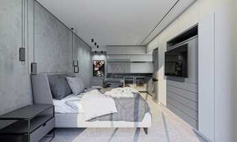 Imagem 2: CABRAL - Studio com 24m². 1 vaga. Face Norte. ENTREGA em Agosto/25