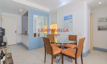 Imagem 4: Flat residencial, varanda, 01 quarto, garagem, infraestrutura e serviços, Leblon RJ