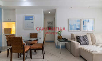 Imagem 3: Flat residencial, varanda, 01 quarto, garagem, infraestrutura e serviços, Leblon RJ