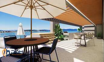 Imagem 6: Apartamento Duplex com 207,41m² e VISTA MAR PERMANENTE á aproximadamente 80 metros da Prai