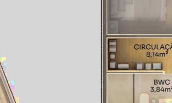 Imagem 4: Apartamento Duplex com 207,41m² e VISTA MAR PERMANENTE á aproximadamente 80 metros da Prai