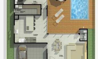 Imagem 3: Casa Alto Padrão - em condomínio fechado na Praia dos Ingleses - aproximadamente 3 km da P