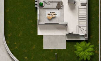 Imagem 2: Sobrado em construção localizado aproximadamente 3,5km da praia de Canasvieiras, Florianóp