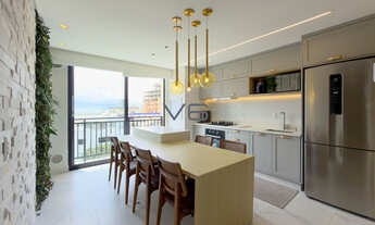 Imagem 4: Apartamento Alto Padrão Mobiliado com 2 Quartos, 1 Suíte, 2 Vagas de Garagem, 72,86m² Priv