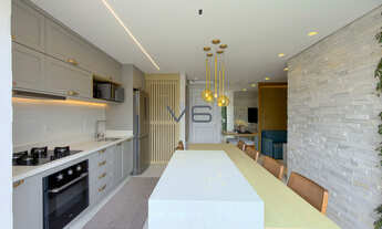 Imagem 3: Apartamento Alto Padrão Mobiliado com 2 Quartos, 1 Suíte, 2 Vagas de Garagem, 72,86m² Priv