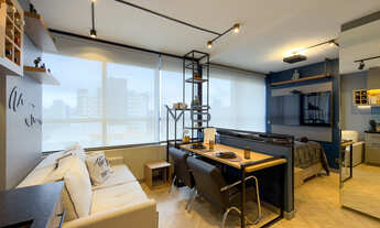 Imagem 2: Apartamento Studio mobiliado com 1 quarto, 1 banheiro, 26m² Privativos, no Centro, Curitib