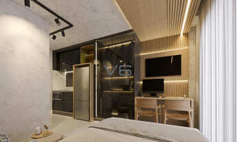 Imagem 5: Apartamento Studio com 1 Banheiro, 17,16m² Privativos, no Vila Izabel, Curitiba-PR