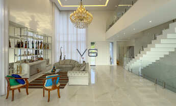 Imagem 3: Casa Alto Padrão com 4 suítes, 583 m² privativos, 4 vagas de garagem, no Alphaville, Pinha