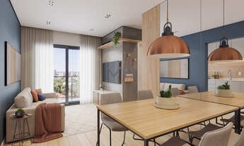 Imagem 3: Apartamento Padrão, com 2 quartos, 51 m² privativos, 1 vaga de garagem, no Xaxim, Curitiba