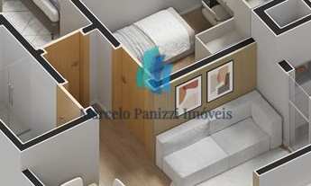 Imagem 6: Apartamento Construção, 2 dormitórios, 1 suítes, 2 banheiro, 1 vaga na garagem