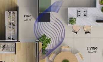 Imagem 4: VENDO APARTAMENTO 107,72M² | 03 QUARTOS | BLOOM HORTO FLORESTAL| HORTO FLORESTAL