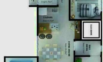 Imagem 4: Apartamento 1 por andar com 3 quartos sendo 1 suíte em Balneário Piçarras/SC