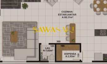 Imagem 4: Sobrado à venda no bairro Portão - Curitiba/PR