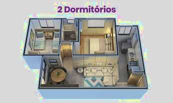Imagem 7: Apartamento Padrão para Aluguel no bairro Ecoville Curitiba-PR