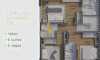 Imagem 3: Apartamento Garden Duplex à Poucos Passos do Mar na Praia Brava!