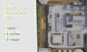 Imagem 4: Apartamento Garden Duplex à Poucos Passos do Mar na Praia Brava!