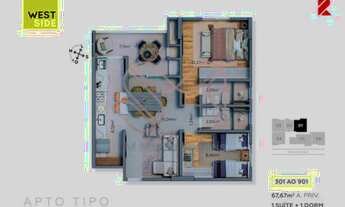 Imagem 3: Apartamento em São Francisco, Curitiba/PR