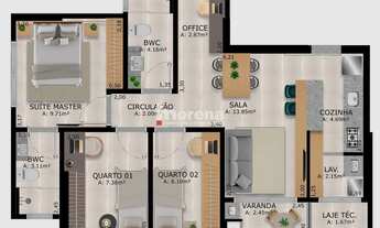 Imagem 5: Apartamento Interlagos, 3 dormitórios na Avenida Arthur Chalmers Elder