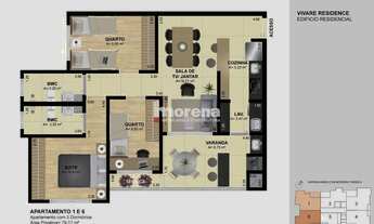 Imagem 7: Apartamento Vivare, 3 dormitórios na Avenida ângelo Moreira Da Fonseca