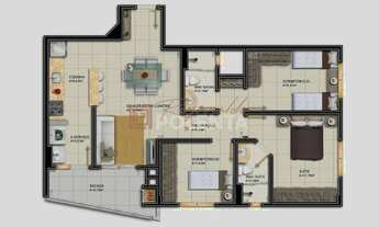 Imagem 4: ASPEN RESIDENCIAL, 3 dormitórios na Avenida Inocente Pagnan