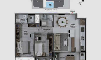 Imagem 3: Apartamento à venda no bairro Estreito - Florianópolis/SC