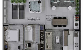 Imagem 5: Apartamento à venda no bairro Estreito - Florianópolis/SC