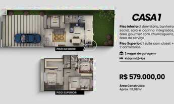 Imagem 5: Casa Duplex com 4 dormitórios em construção