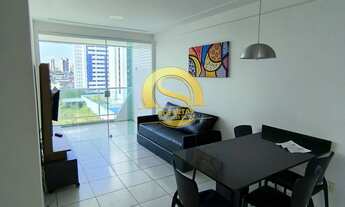 Imagem 3: Apartamento à venda com varanda e 2 vagas de garagem no Catolé(mobiliado