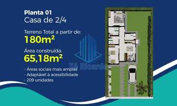 Imagem 5: Casa em condomínio de 3/4 com suíte, garagem coberta no Campo Limpo, Feira de Santana/BA