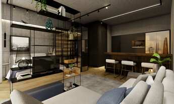 Imagem 3: Apartamento Studios, 1 dormitório, 1 suítes, 1 banheiros, 1 vaga na garagem, 45M² de Área