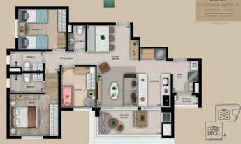 Imagem 6: Aptos em construção no Cambuí com 85 e 110 m² com 2 vagas de garagem e depósito