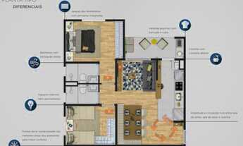 Imagem 6: Apartamento de 2 dorms c/suíte em Paulínia/SP