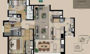Imagem 5: Aptos em construção no Cambuí com 85 e 110 m² com 2 vagas de garagem e depósito