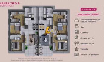 Imagem: Casa à venda no bairro GUARAJUBA - Camaçari/BA