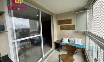 Imagem 3: Vendo Apartamento no Vila Alegro com 78m2, varanda Gourmet, 3/4, suíte, armários, ar, 2 va