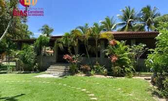 Imagem 3: Sítio à venda com 10.000m² com casa sede com piscina em Barra de Jacuípe com 5/4 , suítes