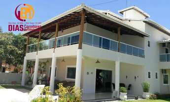 Imagem 3: Oportunidade Casa em Condomínio fechado pé na areia em Jacuípe praia e Rio com 5 suítes c