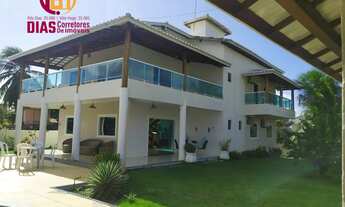 Imagem 1: Oportunidade Casa em Condomínio fechado pé na areia em Jacuípe praia e Rio com 5 suítes c