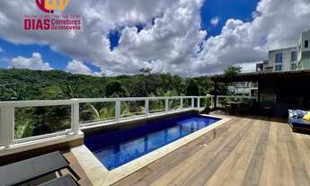 Imagem 2: Casa mobiliada com 4 suítes para locação no Condomínio Alphaville II, Salvador/BA