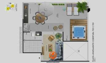 Imagem 3: COBERTURA 2 QUARTOS COM LAZER NO BAIRRO CASTELO, BELO HORIZONTE/MG