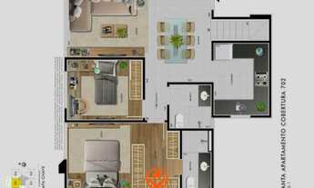 Imagem 5: COBERTURA 2 QUARTOS COM LAZER NO BAIRRO CASTELO, BELO HORIZONTE/MG