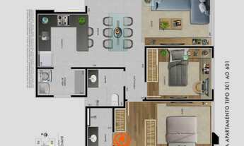 Imagem 2: APARTAMENTO 2 QUARTOS COM LAZER NO BAIRRO CASTELO, BELO HORIZONTE/MG