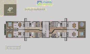 Imagem 3: Apartamentos de 2 e 3 Dormitórios – Duplex e Padrão na Praia de Leste, Pontal do Paraná