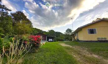 Imagem: Sítio em Antonina cinco tanques de peixes